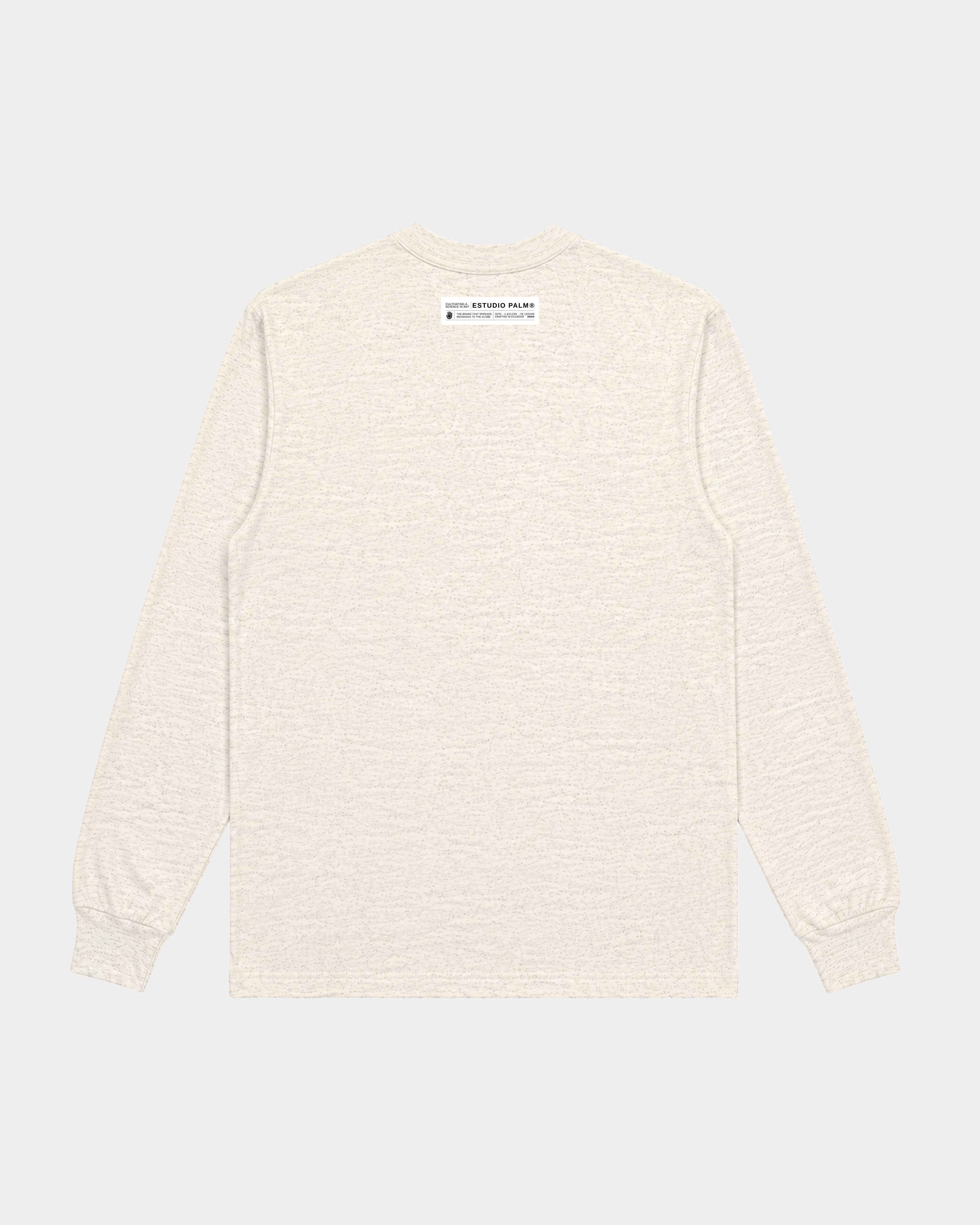 BASIC MARBLED OFF-WHITE  LONGSLEEVE