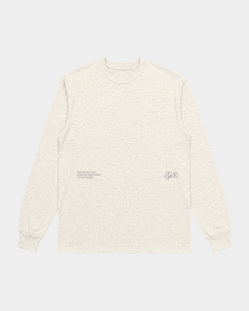 BASIC MARBLED OFF-WHITE  LONGSLEEVE