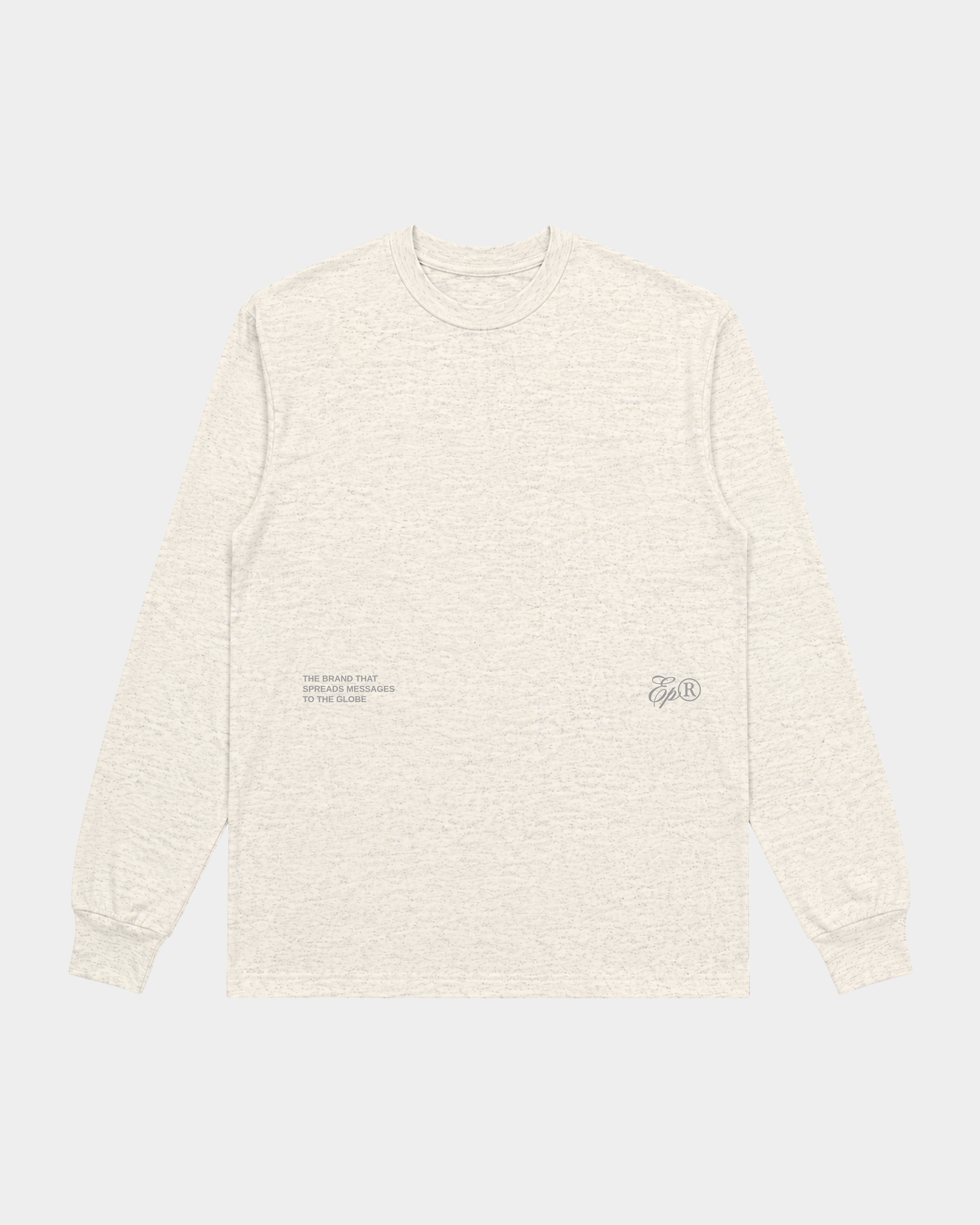 BASIC MARBLED OFF-WHITE  LONGSLEEVE