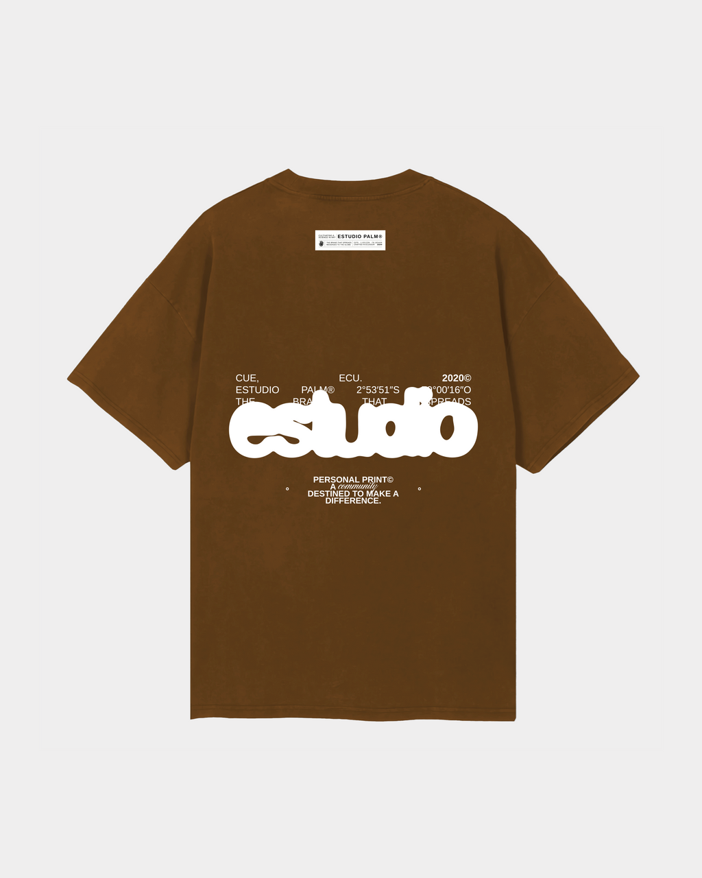 BUBBLE BRONZE BROWN T-SHIRT