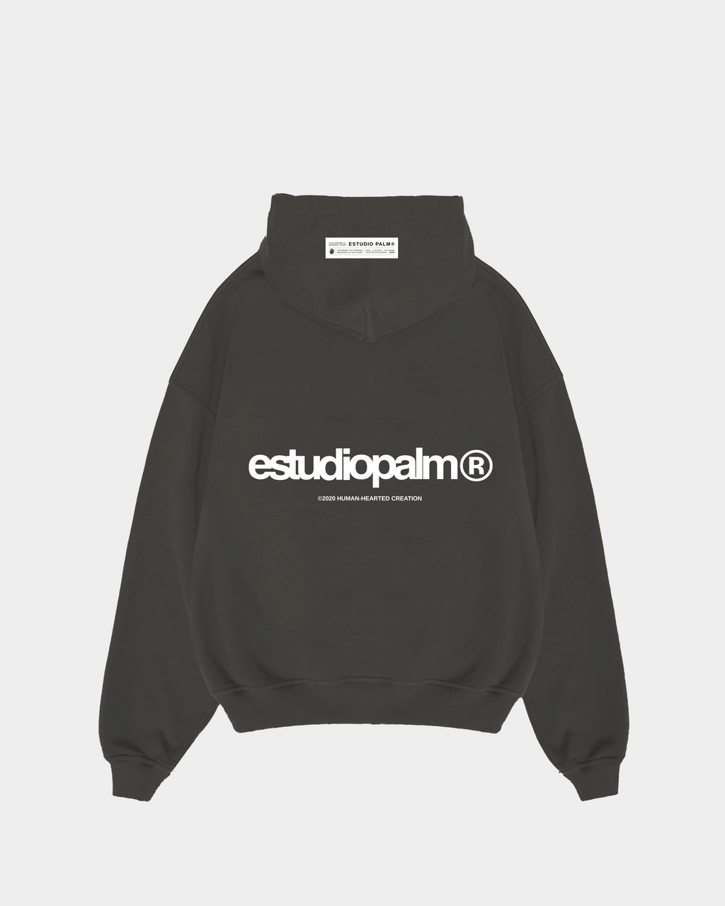 HUMAN EP DARK GREY HOODIE| 430gr