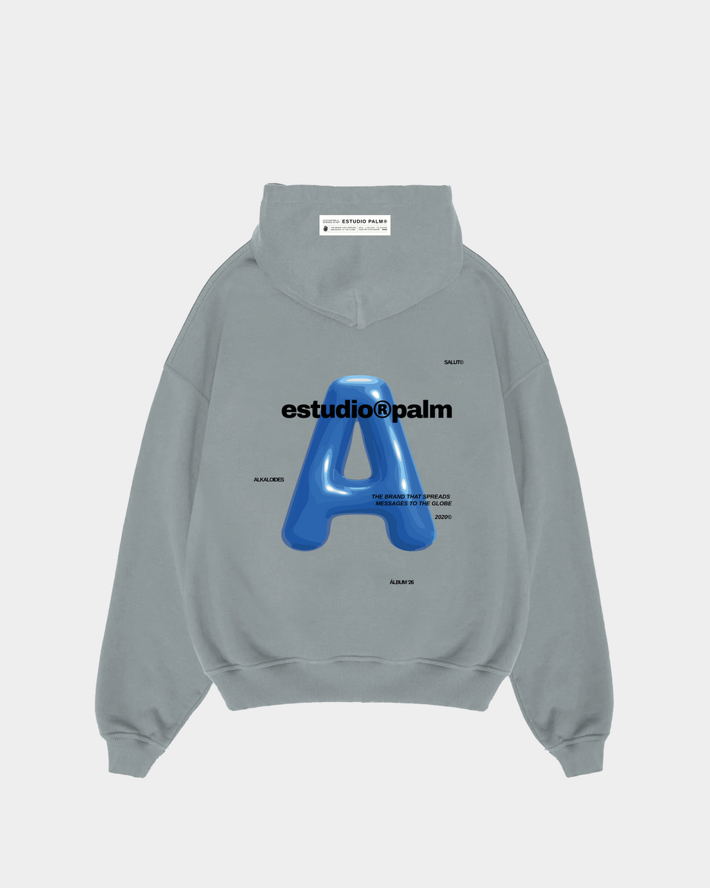 CENTERPIECE LIGHT GREY HOODIE