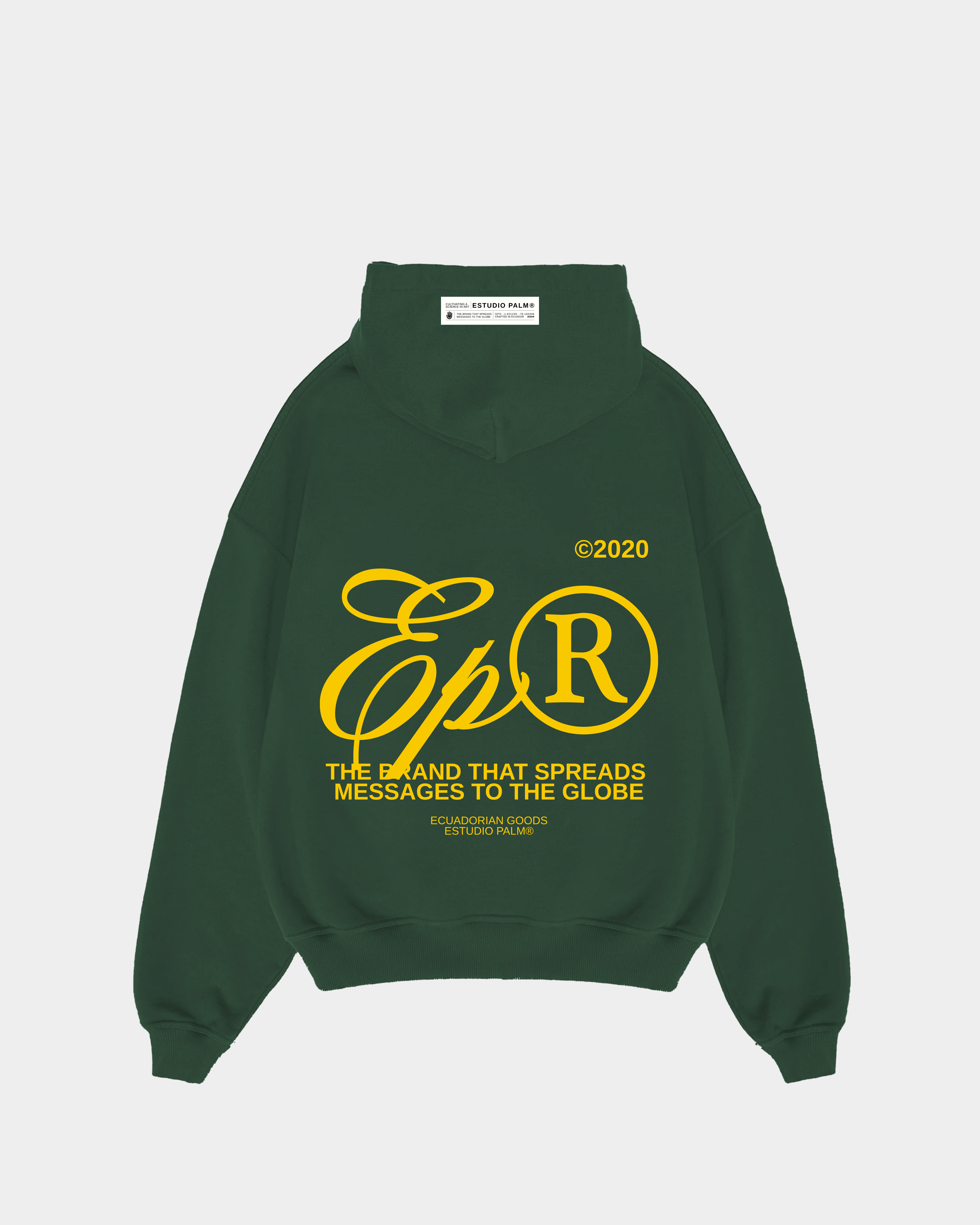 ECUADORIAN®GOODS MILITARY GREEN HOODIE