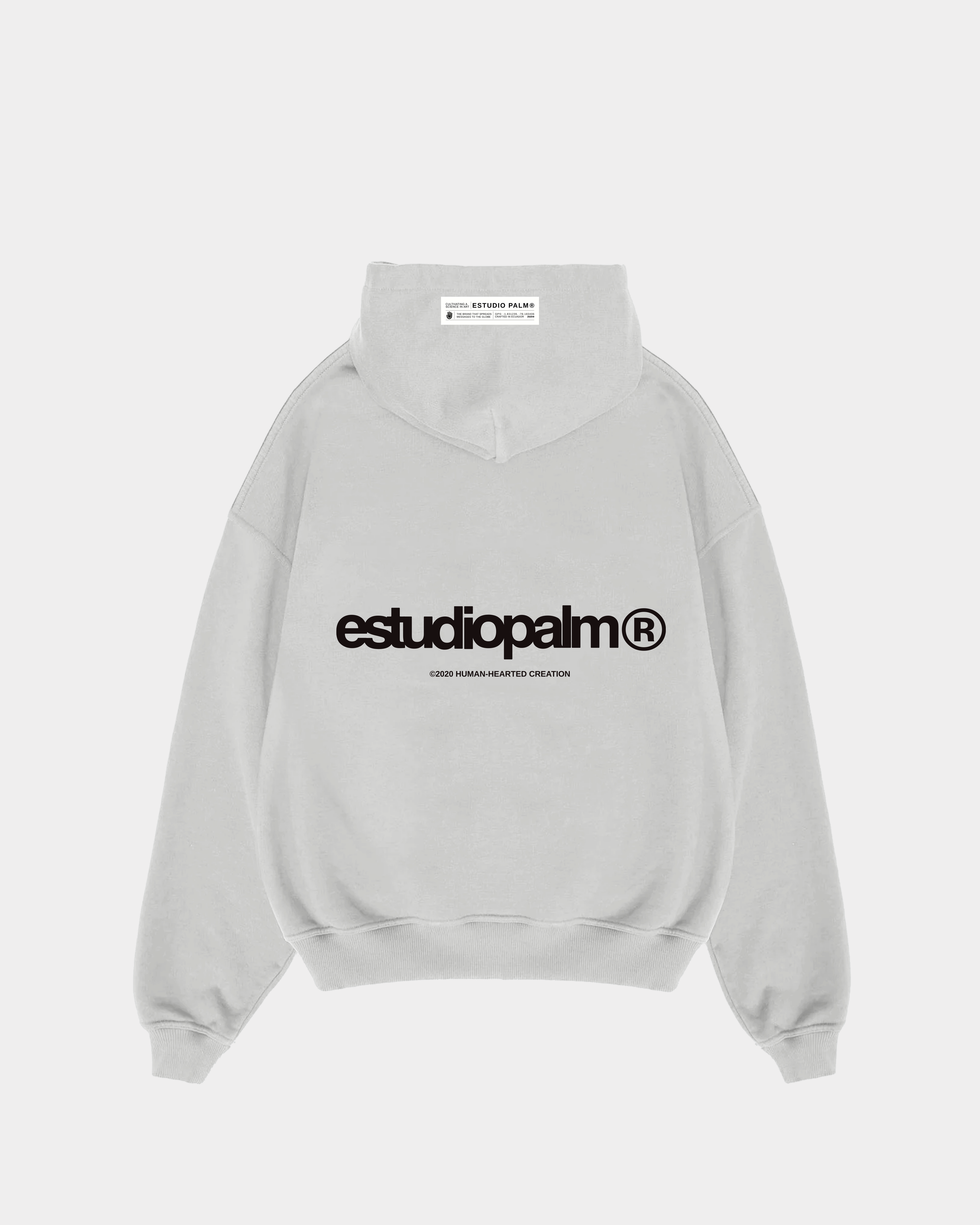 HUMAN EP LIGHT GREY HOODIE| 350gr