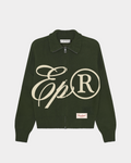 MONOGRAM MILITARY KNIT ZIP-UP