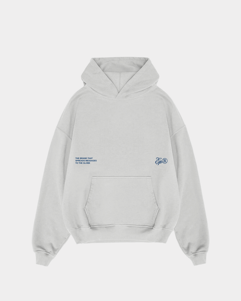 PERSONALPRINT© MARBLED GREY HOODIE