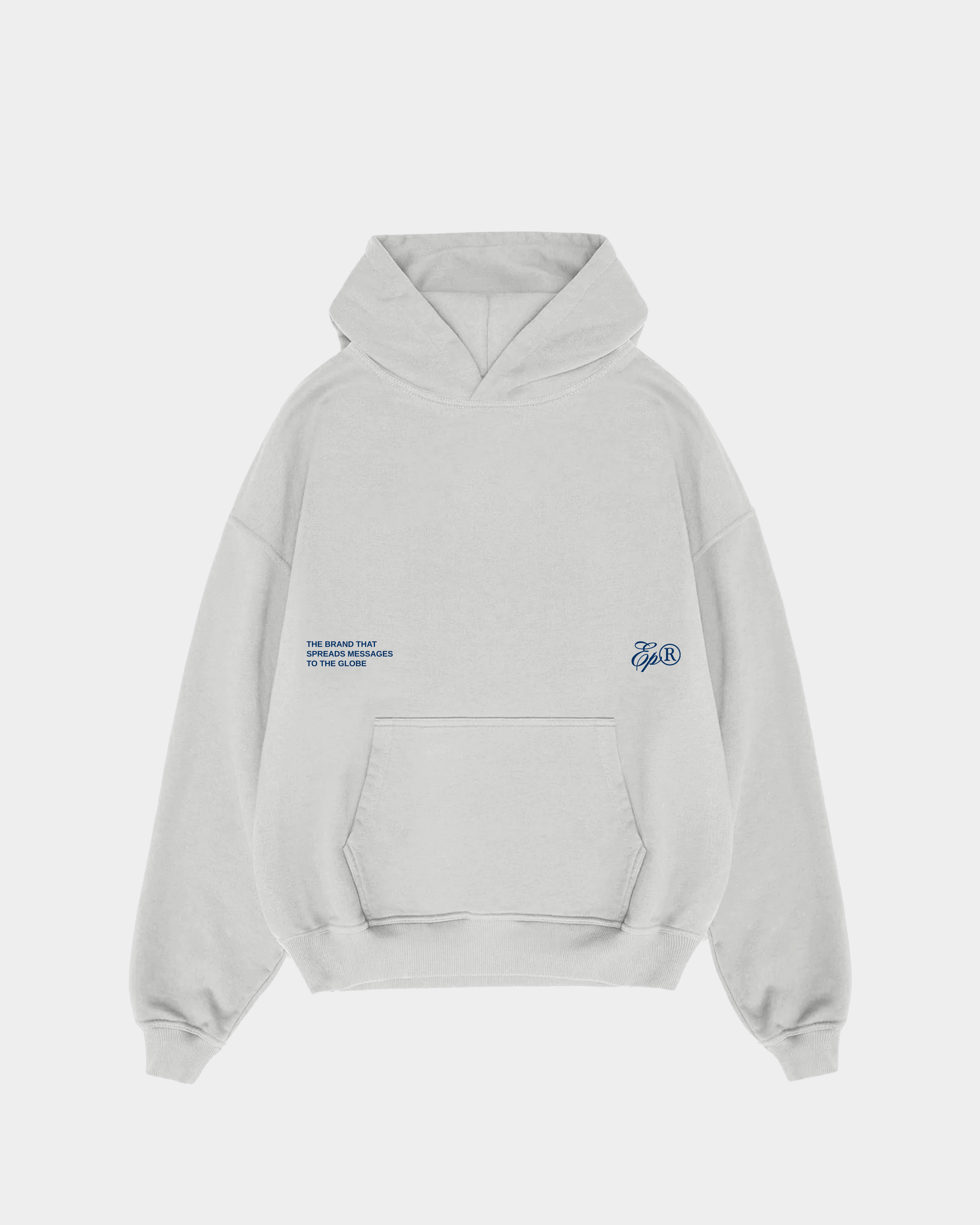 PERSONALPRINT© MARBLED GREY HOODIE