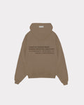 Human Quote Hazelnut Hoodie
