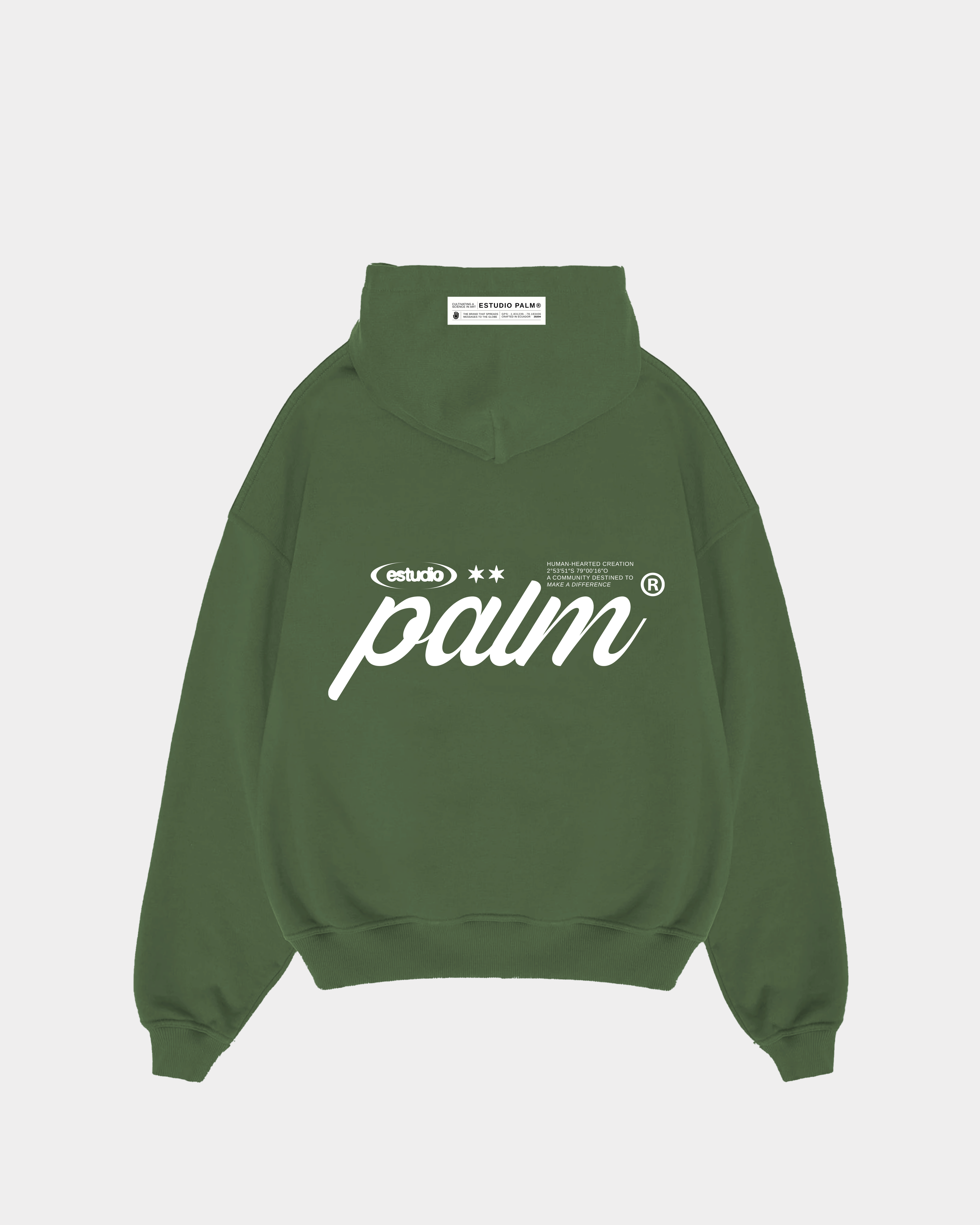 SIGNATURE OLIVE GREEN HOODIE
