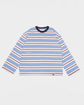 MIXED STRIPE LONGSLEEVE BABY BLUE