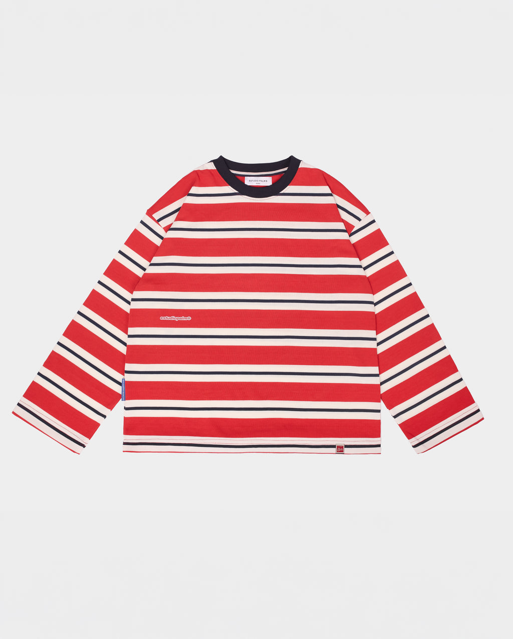 MIXED STRIPE LONGSLEEVE RED
