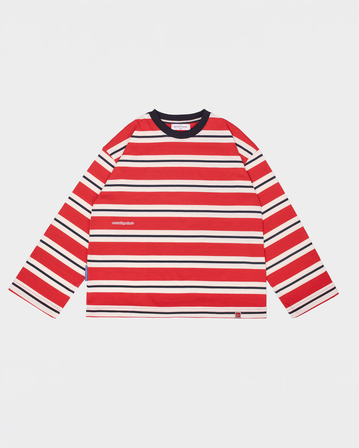 MIXED STRIPE LONGSLEEVE RED