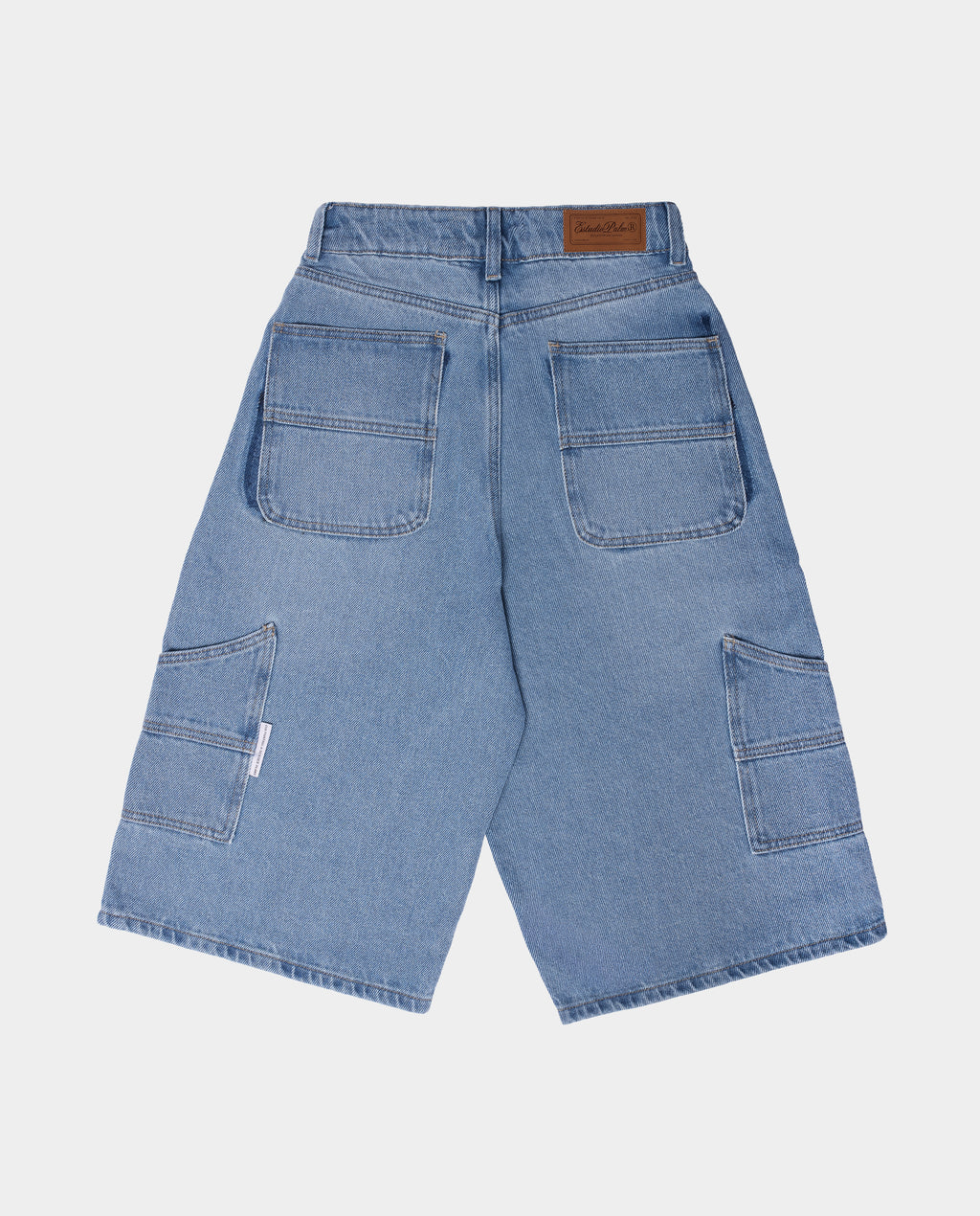 UTILITY DENIM JORT FADED BLUE