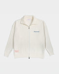 CLASSIC KNIT ZIP-UP OFF WHITE