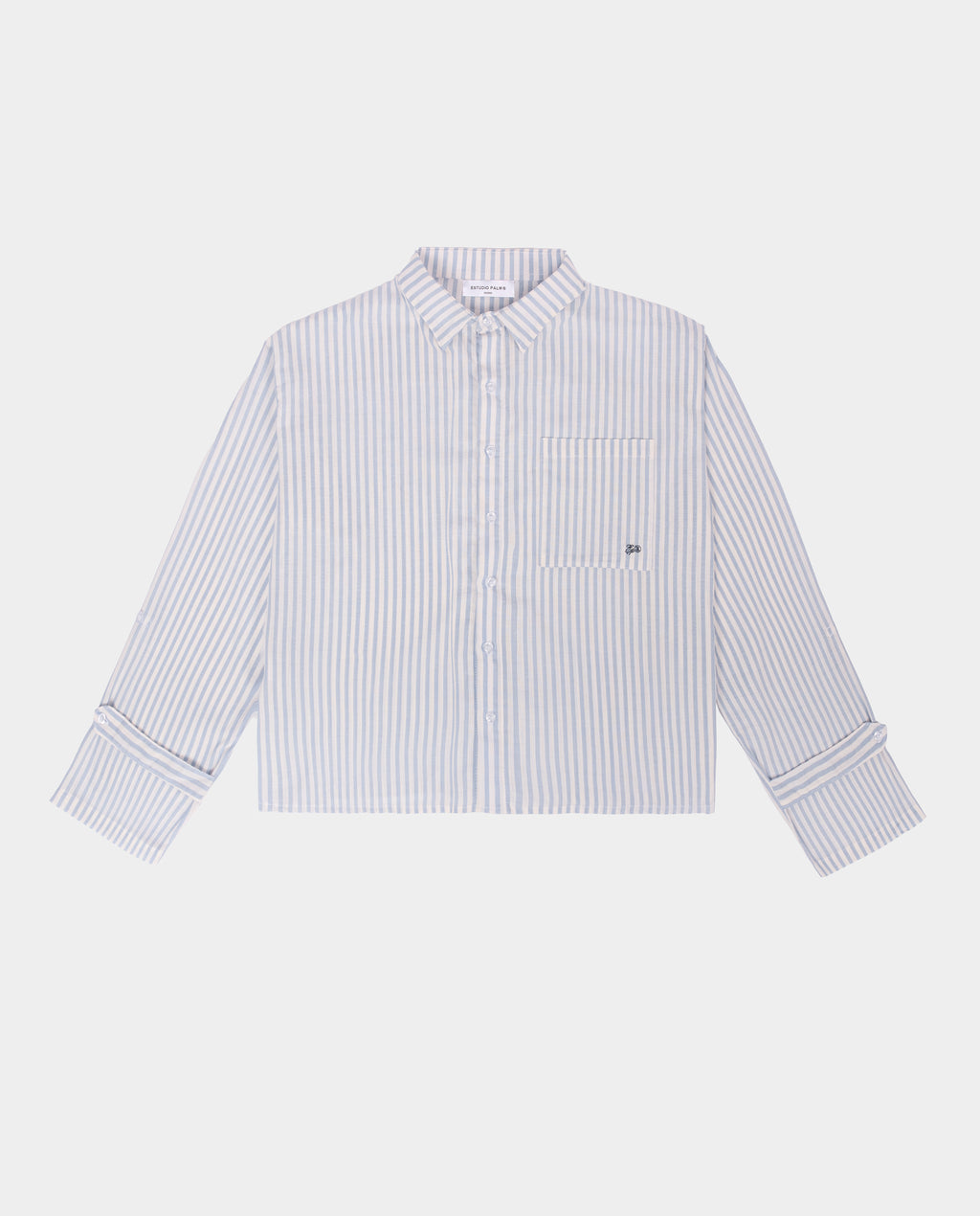 BABY-BLUE BOLD STRIPE SHIRT