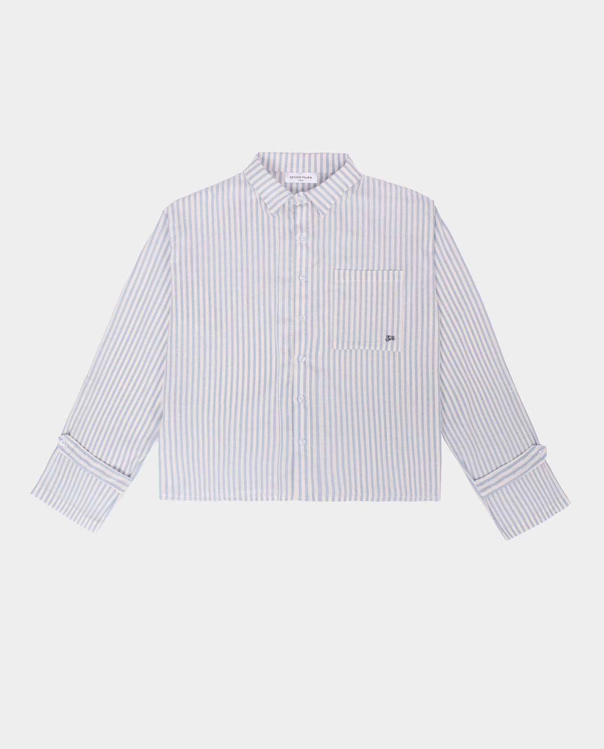 BABY-BLUE BOLD STRIPE SHIRT