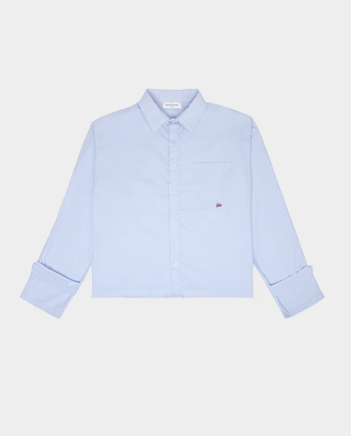 BABY-BLUE FINE STRIPE SHIRT