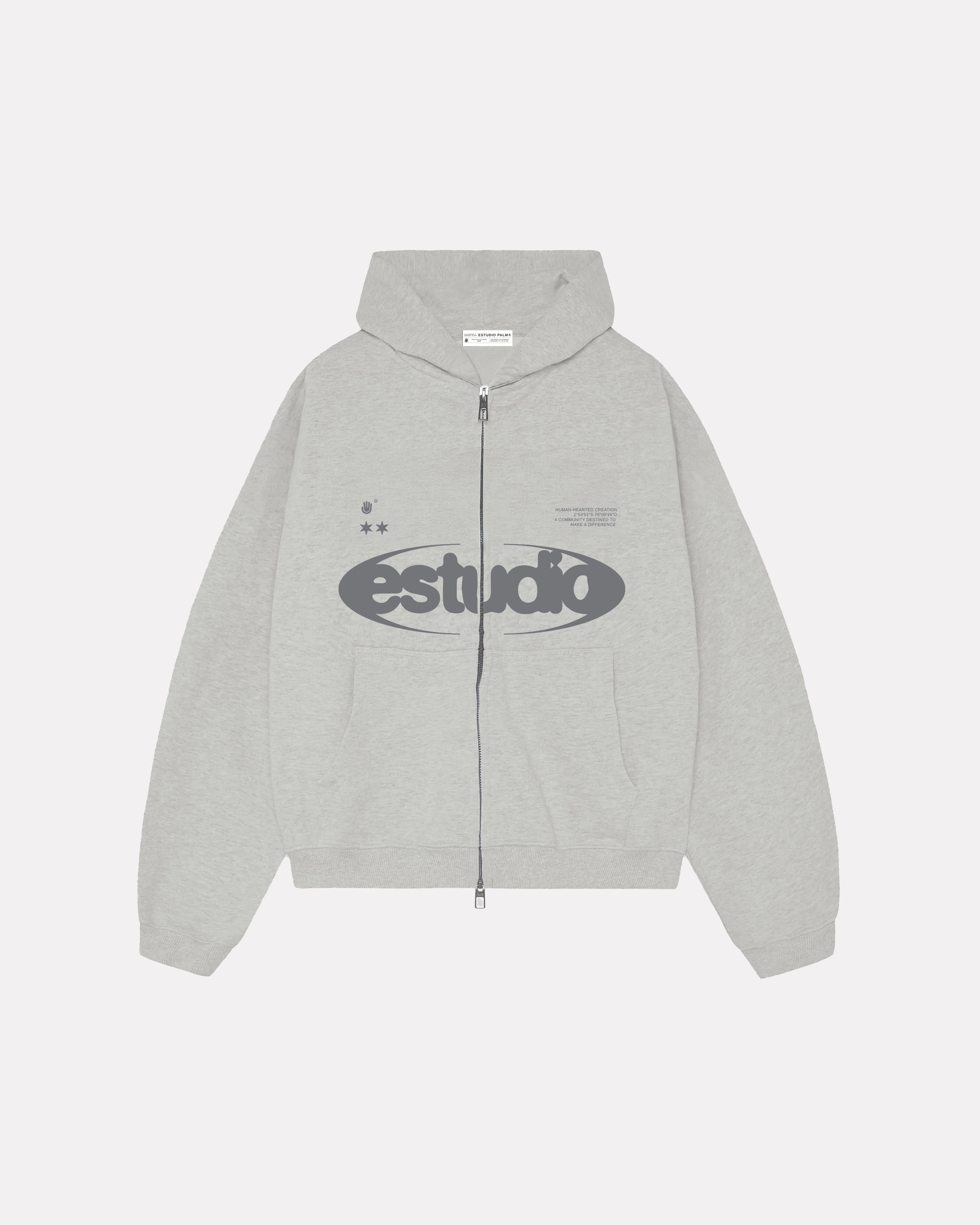 Human Pt2 Gray Zip Up