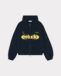 Human Pt2 Navy Blue Zip Up