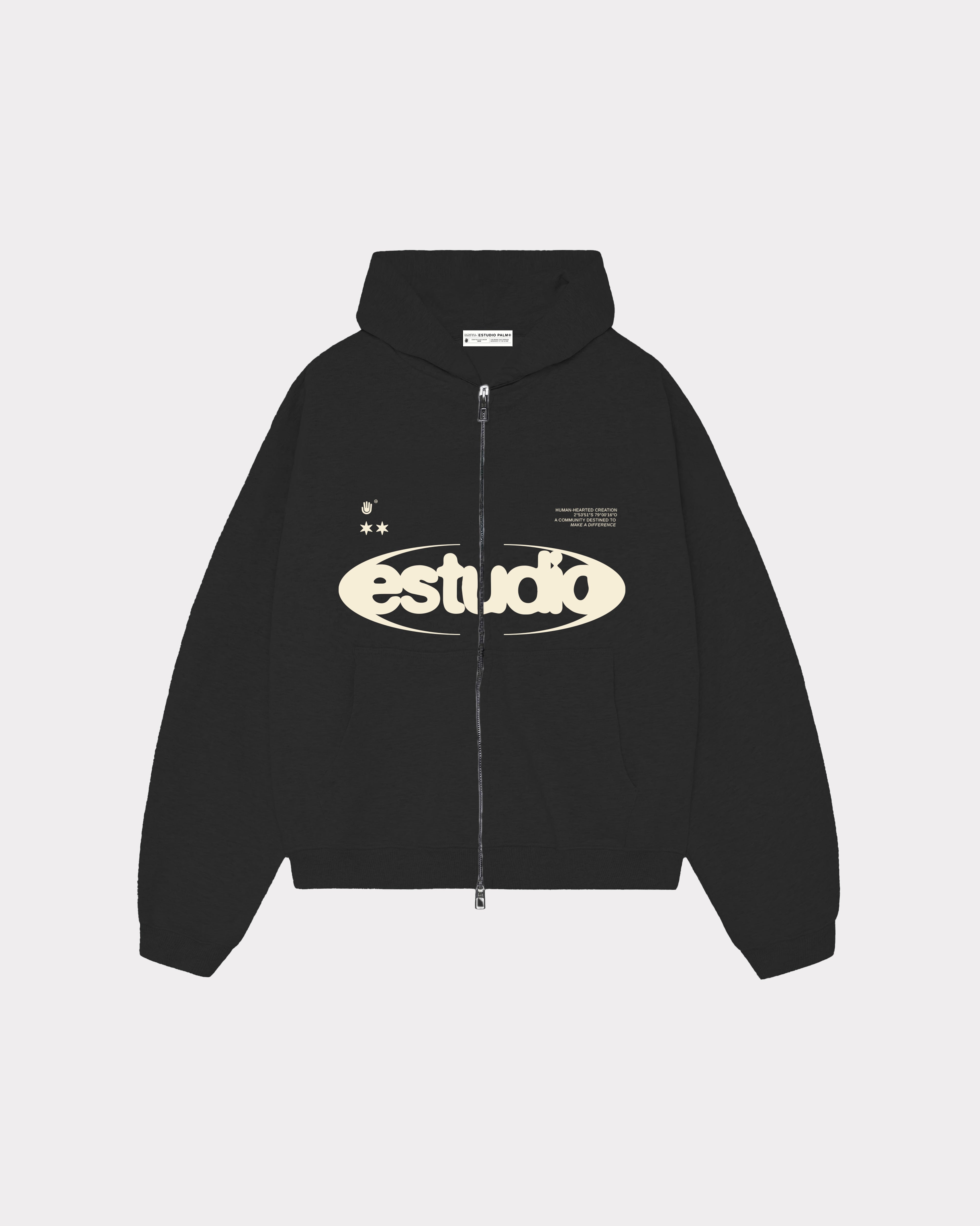 Human Pt2 Black Zip Up